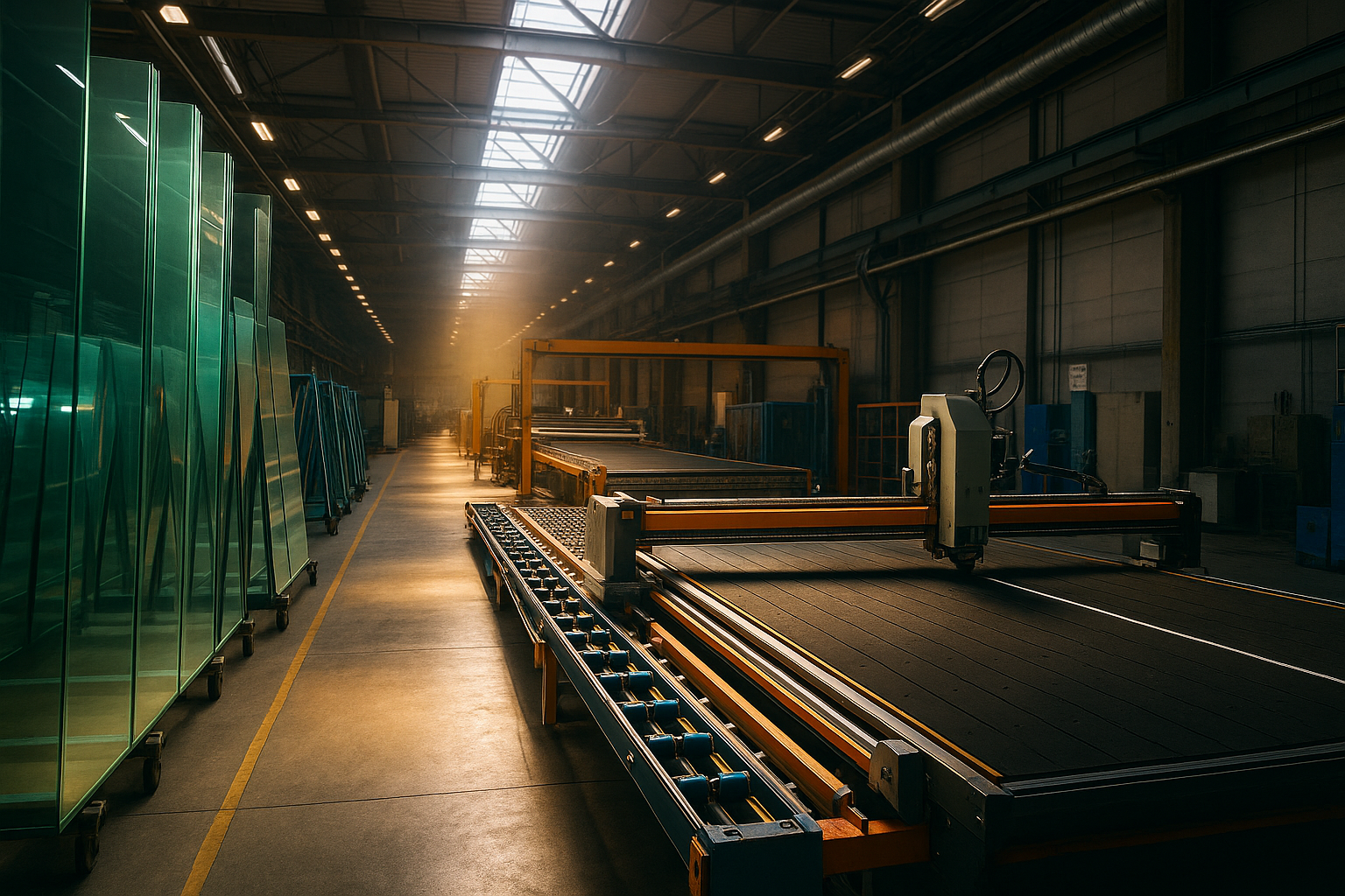 Sırmalı Cam’da Yeni Temperli Cam Hattı Devreye Alındı